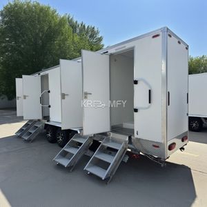 Baño Portátil Público de Lujo de 2 Plazas para 2025, Inodoro para Campamento, Caravana, Remolque de Baño Móvil VIP - Product Image 1