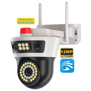 Yoosee Outdoor Three Lens Network 12MP PTZ Security Cameras 360 Ai <b>Motion</b> Detection PTZ Home WiFi IP Surveillance Bullet <b>Camera</b> - Product Image 1