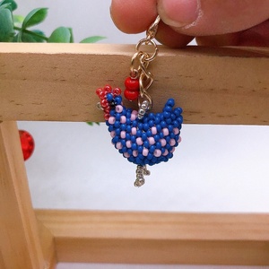 Accesorios para Bolsos Escolares de Niñas Hechos a Mano, Decoración para Bolsos Infantiles, Cuentas Pequeñas, Regalo de Recuerdo Festivo DIY, Llavero de Pollito Adorable - Product Image 6