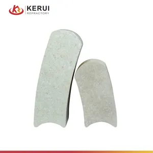 KERUI Factory Sale Arch Refractory Bricks Al2O3 Irregular Shaped High Alumina Bricks For Lining Steel-making Electric Furnaces