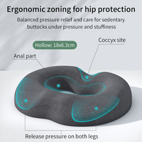 Coussin de coccyx pour le traitement des hémorroïdes Oreiller de la prostate Coccyx Soulagement de la sciatique pour la grossesse Soins post-nataux des plaies de lit