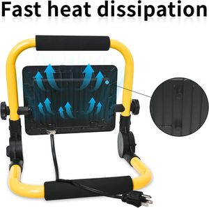 30W <b>LED</b> Work <b>Light</b> With Stand Portable Tripod IP65 Waterproof 5000K 3000LM for Outdoor Lighting WD-902 Tripod Work <b>Light</b> WD-902 - Product Image 4