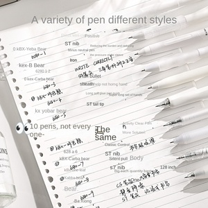Juego <span class=keywords><strong>de</strong></span> bolígrafos <span class=keywords><strong>de</strong></span> Gel <span class=keywords><strong>de</strong></span> secado rápido <span class=keywords><strong>de</strong></span> prensa fresca pequeña, bolígrafo <span class=keywords><strong>de</strong></span> firma <span class=keywords><strong>de</strong></span> tinta azul, plástico <span class=keywords><strong>de</strong></span> ancho <span class=keywords><strong>de</strong></span> escritura <span class=keywords><strong>de</strong></span> 0,5mm para tareas <span class=keywords><strong>de</strong></span> estudiantes Ins Wind - Product Image 4