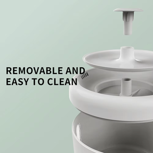 Distributeur d'<span class=keywords><strong>eau</strong></span> automatique moderne en plastique pour animaux de compagnie, petite taille, capacité 2L, à brancher, anti-brûlure à sec et circulation d'<span class=keywords><strong>eau</strong></span> pour chats - Product Image 4