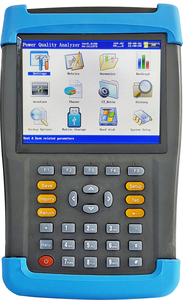 Analyseur de qualité d'énergie triphasé portable PUSH, type tablette, numérique, multifonction, écran tactile couleur intelligent - Product Image 5