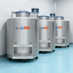 Chất lỏng/hơi Nitơ tank, thép không gỉ biobank đông lạnh lưu trữ <span class=keywords><strong>container</strong></span> - Product Image 5