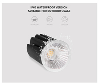 Module COB Projecteur LED Moderne Dimmable GU10 MR16 6-8W Multi-Faisceaux 50mm 3000K avec Lentille IP65 Ra90 Garantie 5 Ans