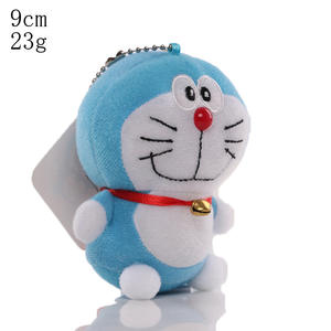 <span class=keywords><strong>Doraemon</strong></span> di alta qualità peluche giocattoli per bambini cartoni animati portachiavi zaino appendiabiti regalo - Product Image 2