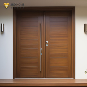 Porte d'entrée de style américain <span class=keywords><strong>moderne</strong></span> personnalisée, grandes portes de sécurité pour les maisons, <span class=keywords><strong>extérieur</strong></span> - Product Image 3