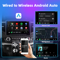 Boîtier IA CarPlay Portable Universel, Dongle CarPlay YouTube Netflix, Adaptateur Automatique Android CarPlay Sans Fil