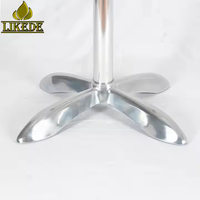 Socle de table en aluminium avec cadre croisé pliable |   Pieds de table en métal sur mesure pour restaurant et usage extérieur