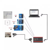 Iprog Pro Completo con 11 Adaptadores, Cartón V87, Regalo V89, EEPROM, IMMO, KM, Radio, SRS, Reset, Iprog Pro Reemplaza a Digiprog, Herramienta de Programación de ECU