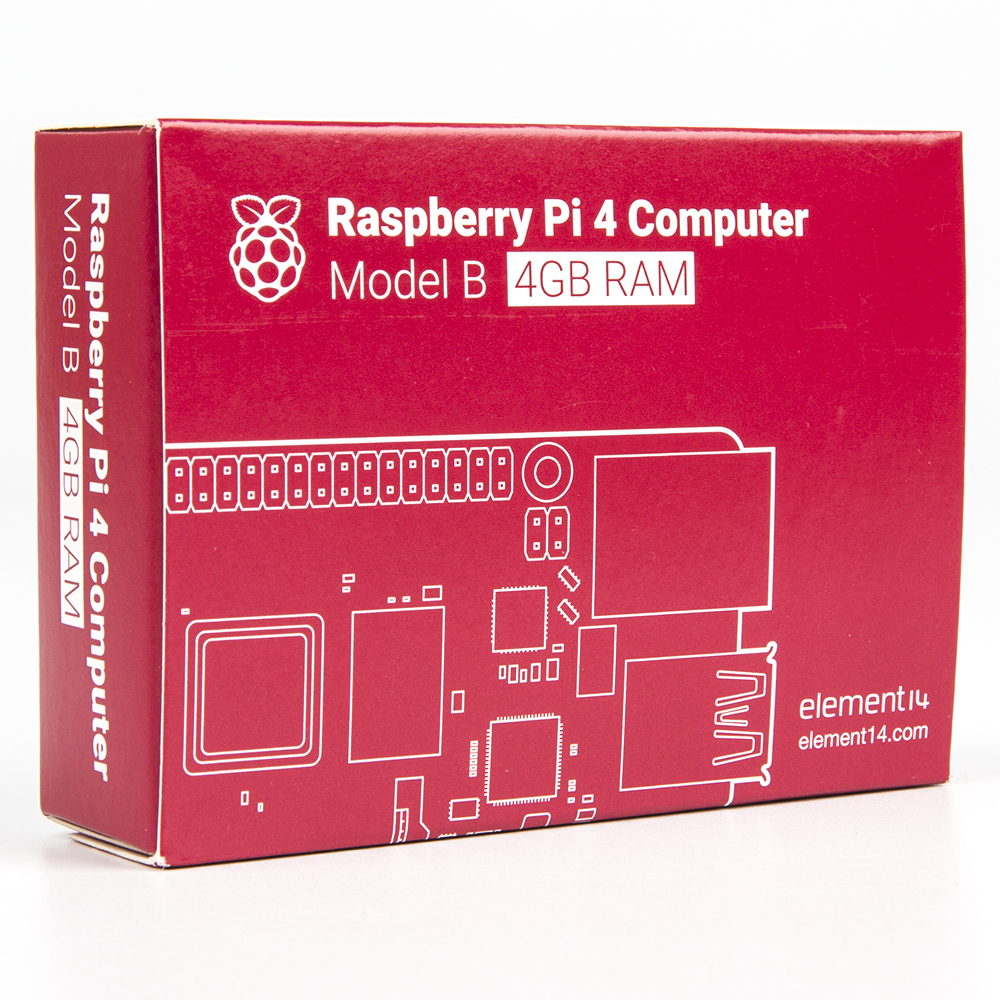 Raspberry Pi 4 Model B 4GB RAM - Original Single-Board Computer