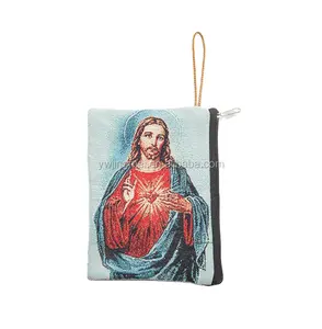 Kingme religiöse Brokat Tasche mit Jesus für Christian
