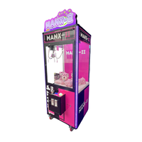Jeux à jetons chauds simulateur rétro jouet poupée griffe Machine de jeu avec accepteur de facture Ufo Catcher Arcade griffe Machine à vendre