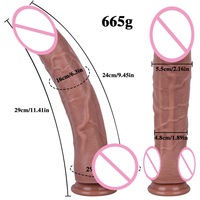Pénis de simulation en silicone liquide Tiger-Monster, diamètre 5,5 cm, pour l'Europe et l'Amérique, produit transfrontalier Amazon