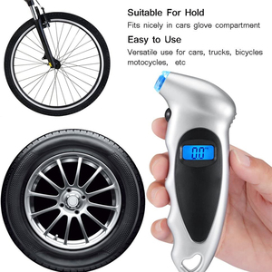 Manómetro Digital <span class=keywords><strong>de</strong></span> presión <span class=keywords><strong>de</strong></span> <span class=keywords><strong>aire</strong></span> para neumáticos, pantalla LCD para coche, camión y bicicleta, 150 PSI, 4 Ajustes - Product Image 3
