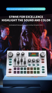 Huayi Giọng Nói Chuyên Nghiệp X7 Card Âm Thanh Có Thể Bluetooth Kết Nối Cho Ghi Âm Phòng Thu Card Âm Thanh Thiết Bị - Product Image 2