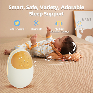 Poussette intelligente pour bébé avec fonction berceuse, 1800 mAh, minuterie automatique, bruit blanc, 5 vitesses de vibration, lumière LED nocturne, USB-C, OEM - Product Image 3