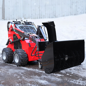 Minicargadora de Nieve Remota para Invierno, Minicargadora de Orugas, Cargadora Frontal, Motor de Gasolina, Caja de Cambios PLC, Bomba de Motor - Product Image 3