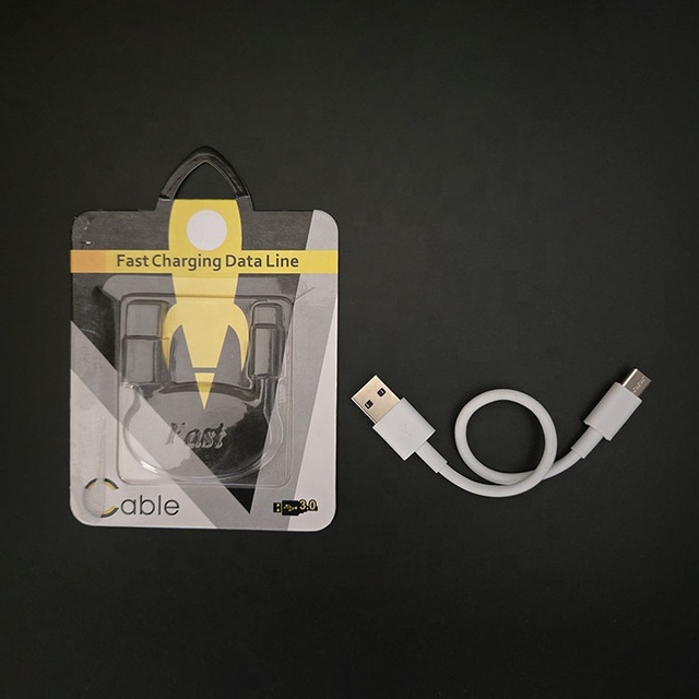 Fashionable Design Nice Quality 20cm Short Small 5A Super Charging USB a to Type C Power Banks Cables