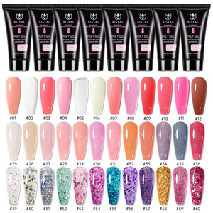 RISYAL 30g Gel de Extensión de <span class=keywords><strong>Uñas</strong></span> de Cristal, Gel de Poligel de Secado Rápido UV/LED para Arte de <span class=keywords><strong>Uñas</strong></span>, Exclusivo para Comercio Transfronterizo - Product Image 1