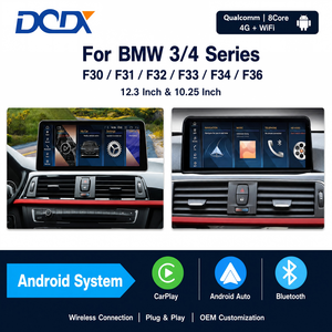Reproductor Multimedia con Navegación GPS y Carplay Inalámbrico Qualcomm <span class=keywords><strong>Android</strong></span> para BMW Serie 3/4 F30 F31 F32 F33 F34 F36 - Product Image 1