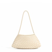 Sac bandoulière polyvalent en PU tressé à la main de style coréen pour femme - Nouveau modèle 2026