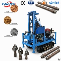 Mini-foreuse rotative hydraulique diesel neuve avec pompe, pour forage de puits d'eau jusqu'à 180 m