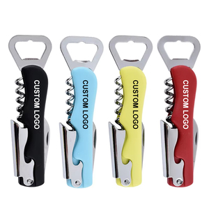 Venta al por mayor regalos promocionales Acero inoxidable <span class=keywords><strong>vino</strong></span> corcho tornillo sacacorchos cerveza <span class=keywords><strong>vino</strong></span> <span class=keywords><strong>tinto</strong></span> abrelatas multifuncional sacacorchos abridor - Product Image 1