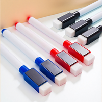 Jeu de marqueurs à tableau blanc multicolore effaçable à sec OEM avec encre à base d'eau écriture double face 24 couleurs
