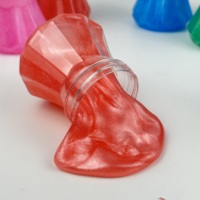 Vente chaude 6 pièces antiadhésif mignon paillettes extensible diamant bouteille Slime avec Dragon jouets cristal Slime Kit