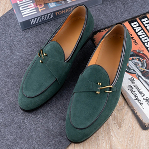 Factory <strong>Customized</strong> Men's Cow Suede <strong>Loafers</strong> High Quality Height Increasing Casual Office Daily Slip-On Shoes New Design Man Shoe - Product Image 4