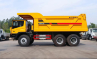 Camion benne minier SINOTRUK HW135 6x4 à carrosserie large, 90 tonnes, robuste, tout-terrain