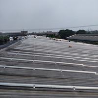 Kit de montage de panneaux solaires à fixation murale L léger et haute résistance pour système photovoltaïque sur toit métallique industriel