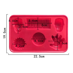 ถาดทำน้ำแข็งซิลิโคนรูป<span class=keywords><strong>ไอรอน</strong></span><span class=keywords><strong>แมน</strong></span>จาก DMERI แบบใช้แล้วทิ้ง ยั่งยืน ใช้ทำขนมอบ ช็อกโกแลต และเค้ก - Product Image 4
