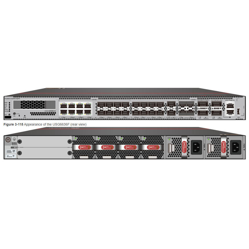 HW USG6636F-AC 02356NLG 02356NLK корпоративный брандмауэр с 2 * QSFP28 + 2 * QSFP + + 4 * SFP28 + 10 * SFP + + 8GE комбо