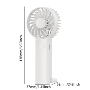 Portable <b>Mini</b> <b>USB</b> Rechargeable Handheld <b>Fan</b> Foldable Desktop Stand for Household and Outdoor with Light - Product Image 2