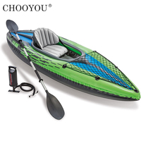 CHOOYOU Offre Spéciale extérieur épaissi pliable en caoutchouc bateau gonflable simple canot et kayak