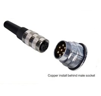 C091 conector hembra de montaje frontal AISG hembra arnés de referencia 8 pin conector de cable