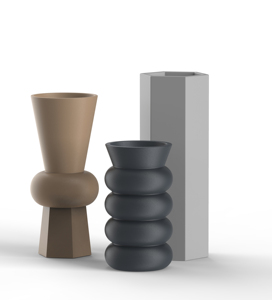 Simole Chinese Flower pot Innendekoration Großhandel Kleine Mini Keramik Blumentöpfe - Product Image 3