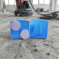 Disques de ponçage diamantés à double segment, à liaison dure, grain 40, compatibles avec Husqvarna Redi Lock