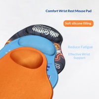 Repose-poignet en mousse à mémoire de forme, tapis de souris en silicone souple, support de poignet anti-pression, épaissi, antidérapant, dessin animé, anime, bureau, jeu