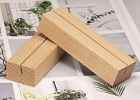 Porte-cartes en bois Tailai, numéros de table en bois, porte-cartes de nom de table pour mariage, support de mémo, pinces, support de carte de bureau.