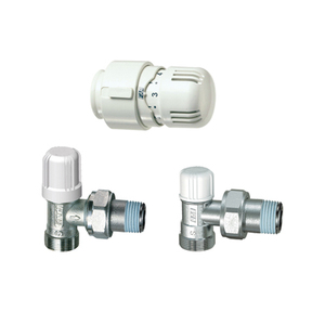 Kit Valvola Termostatica con Blocco Quadrato da 1/2 Pollice per Sistemi HVAC - Product Image 1