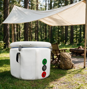 Baignoire à glace gonflable ronde portable Vanace pour la récupération des athlètes - Product Image 1