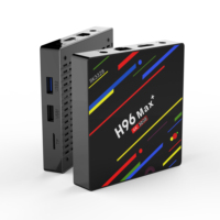 Dispositivo de tv inteligente H96 MAX + RK3328, decodificador con Android 9,0, 4 GB, 64 GB, cuatro núcleos, 4k, H96max PLUS, original