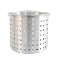 Friteuse à dinde commerciale classique économique, en métal, pour la cuisson des écrevisses et des fruits de mer, seau de cuisson, pot en aluminium, panier, gaz