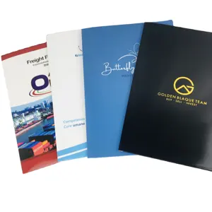 Dossiers de classement en papier pour école de commerce A4, design personnalisé tendance, dossiers de documents colorés pour le bureau - Product Image 1