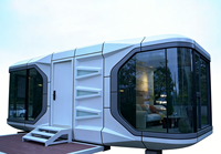 Capsule spatiale habitable en acier, alimentée à l'énergie solaire, étanche, pour hôtel boutique, gîte, mini-maison – Vente en gros directe usine